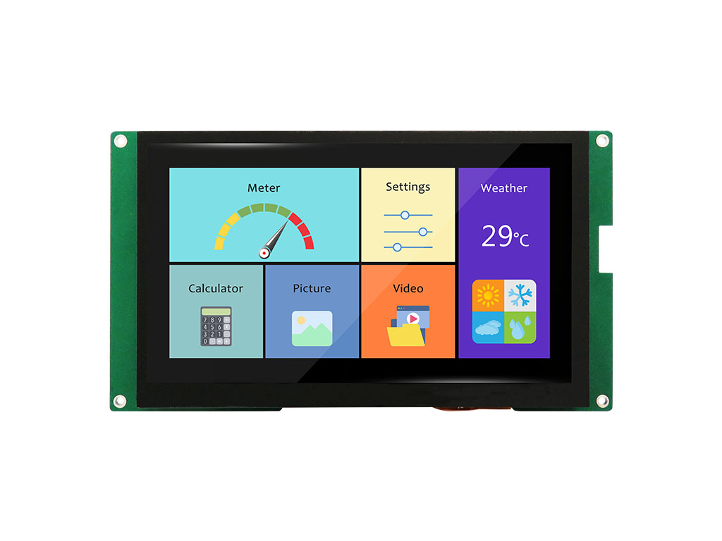 7 inch UART smart display, serial communication solution